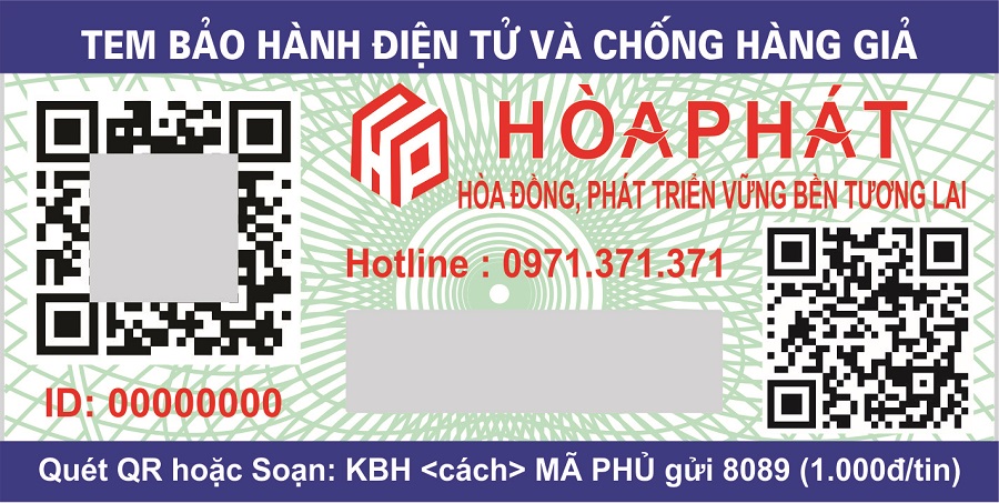 TEM BẢO HÀNH ĐIỆN TỬ QR